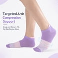 thumbnail image 5 of EALLCO 10 Pairs Ankle Socks for Women Lightweight Low Cut Breathable Thin Casual Socks for Women, 5 of 9