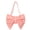 Pink, variant on Underarm Bag Nylon Ruched Armpit Purse Crossbody Shoulder Bags