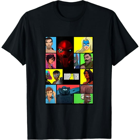 NODB Dispatch Video Game Collage Design T-Shirt BLACK Unisex S-5XL Hot Trending Shirt, Vintage Birthday Gift