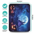 thumbnail image 5 of Dish Drying Mat Halloween Horror Pumpkin Spooky Night Moon Castle Dish Drying Pad Absorbent Heat Resistant 18x24 Inch Dish Drying Pad for Coffee Tableware Sink Countertop, 5 of 7