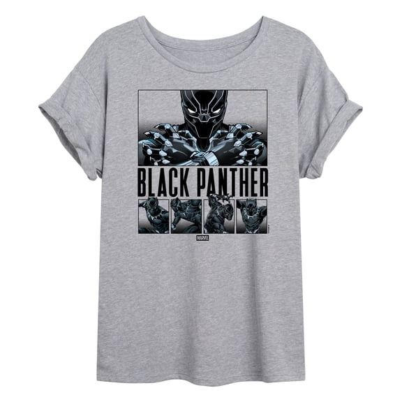 Marvel - Black Panther Grid - Women's Oversized Graphic T-Shirt