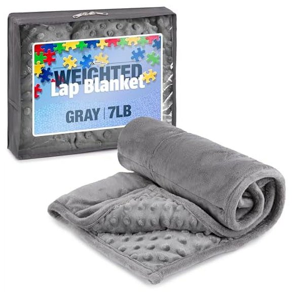 Modern Innovations Weighted Lap Blanket Grey 7Lb