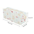 thumbnail image 2 of Unique Bargains 1 Pc Cartoon Print Style Drawstring Makeup Bag for Vacation Red Blue Polyester, 2 of 6