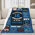 thumbnail image 2 of LHSHID 16 Year Old Boy Birthday Gift Ideas Best 16 Year Old Boy Gifts 16 Year Old Boy Birthday Gifts Kids Blanket Warm Flannel Throw Blankets Gift 50"x60", 2 of 7