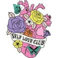 thumbnail image 2 of CafePress - Self Love Club Heart - Zipper Makeup Pouch, 8.5"x6", 2 of 6