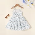 thumbnail image 4 of Younger Tree Baby Girl Dress Kid Sleeveless Sling Princess Beach Dresses Summer Clothes for 2-3T, 4 of 9