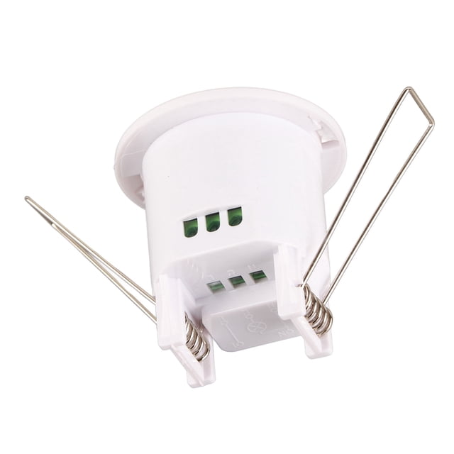 Sensor de Ocupació, Interruptor de Luz Con Sensor de Movento de Montaje en Techo, Interruptor de Detector de Movimento Infrarrojo Pir Ajustable, 110-240V