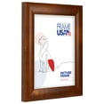 thumbnail image 2 of 7x9 Picture Frame, Brown Corporate Rounded Style 58069, 1.5 Inch MDF with Glass, Wall Display, 2 of 4