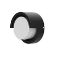 thumbnail image 1 of Lampara De Pared Decorativas,3000k Cálida,Para Exterior/interior Ip65 Impermeable Eo Safe Imports Negro, 1 of 4