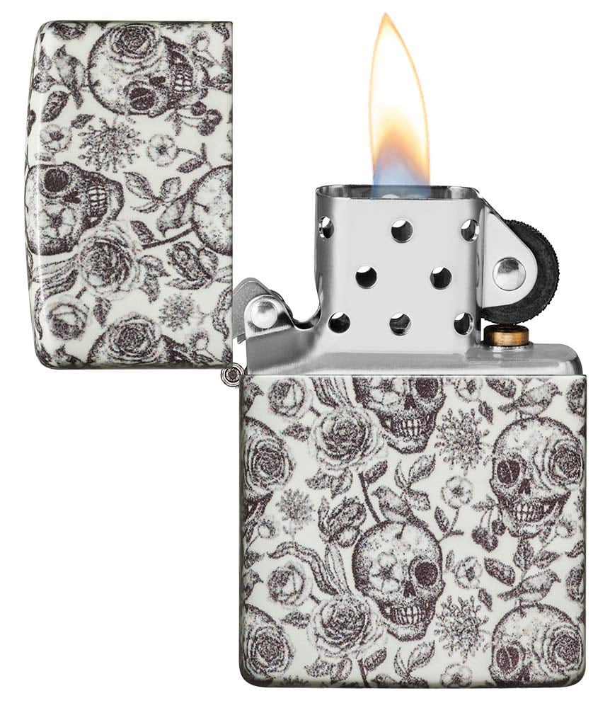 Zippo Skeleton Glow-in-the-Dark 540 Color Pocket Lighter