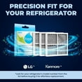 thumbnail image 5 of Fresh LT120F Refrigerator Air Filter Replacement for LG, Compatible with Models: Kenmore Elite 9918, 795, & LG ADQ73214404, LMXS30776S, 2-Pack, 5 of 8