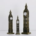 thumbnail image 3 of Handmade Vintage Big Ben Clock Tower Statue Mini Souvenir Gift for Home Table Decor, 3 of 9
