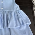 thumbnail image 7 of Cethrio Summer Dresses for Girl 2026, Gifts Casual Crew Neck Sleeveless Kids Midi Dresses Blue Size 6-7 T, 7 of 7