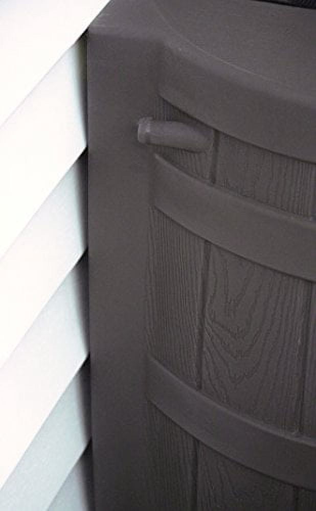 Rain Wizard 50 Gallon Rain Barrel Water Collector,