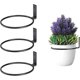 thumbnail image 1 of Flower Pot Holder Wall Mounted Plant Stand 4inch Flower Pot Hangers for Home Garden Indoor Outdoor Plants Planters, 1 of 5