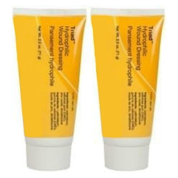 Hydrophilic Wound Dressing Paste Triad 2.5 Ounces (2 Pack)