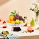 thumbnail image 4 of Plato de Servir, Bandeja de Alimentos de Plástico con Base Desmontable, Fuente de Dulces Decorativa, 25cm, para Frutas, Verduras, Aperitivos, Fiestas, Multicolor, 4 of 6
