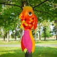 thumbnail image 5 of In the Breeze 5221 — 30-inch Hot Damsel Fish Windsock — Colorful Orange and Red Fishsock Hanging Garden Décor with Detailed Printed Graphics, 5 of 6