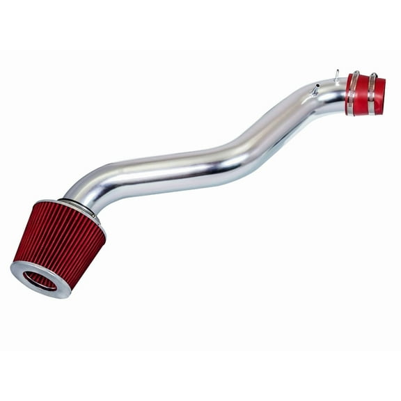 Rtunes Racing Short Ram Air Intake Kit   Filter Combo Compatible For 92-96 Honda Prelude / 94-97 Honda Accord L4 (Red)