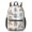 Cat and Daily Activity White Pattern, variant on Kawaii Cat Pink Pattern 17" Waterproof Oxford School Backpacks for Teens, S-Shape Padded Straps, for School, Travel, Hiking, Camping