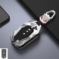 thumbnail image 3 of Funda protectora para llave de coche de aleación de zinc para Mazda 3 5 6 Series M6 RX8 MX5 2 3 botones funda protectora para llave abatible accesorios para llavero, 3 of 5