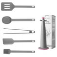 thumbnail image 4 of Kitchen Gadgets,YiXing Non-Stick Silicone Kitchen Utensils Set,5Pieces,Cooking Utensils,Ideal for Fish,Eggs,Pancakes(Gray), 4 of 6