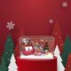thumbnail image 1 of Casa de navideña en miniatura artesanal de bricolaje con muebles, cubierta a prueba de , manualidades navideñas s Hugo Casa de muñecas de artesanía, 1 of 10