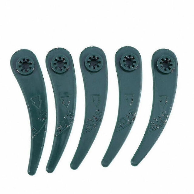 50-Pack Plastic Trimmer Blades for Grass Strimmers-Compatible with Various Models