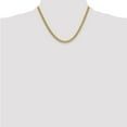 thumbnail image 2 of Auriga 14K Yellow Gold 5.25 mm Semi-Solid Miami Cuban Chain Necklace for Women 18", 2 of 7