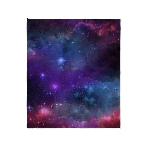 CafePress - Galaxy Print Throw Blanket - Soft Fleece Throw Blanket, 50"x60" for All Ages