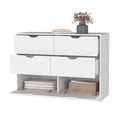thumbnail image 3 of Miekor Furniture Dillon 4 Drawers Dresser, Chest of Drawers with 2 Cabinets W4US8697, 3 of 6