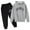 Z1-Dark Gray, variant on Toddler Girl Fall Outfits 5T Child Toddler Boys Girls Long Sleeve Solid Warm Hoodie Pullover Tops Pants Kids Outfits Sweat Suit Cute Clothes For Kids
