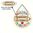 thumbnail image 5 of Welcome to Our Class Back to School Door Sign Interchangeable Classroom Teacher Door Sign Wooden Door Hanger Seasonal Door Sign, 5 of 8