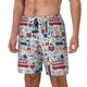 thumbnail image 1 of Balery London Symbols1 Bañador para hombre, shorts de playa de secado rápido con entrepierna y forro de compresión-3X-Large, 1 of 6
