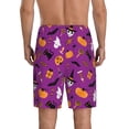 thumbnail image 4 of Lsque Halloween2 Mens Sleep Pajama Shorts,Short Pajama Pants, Cotton Ultra-Soft Knit-3X-Large, 4 of 9