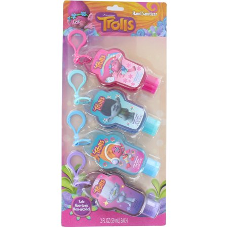 Trolls 4 Pack Hand Sanitizers