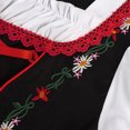 thumbnail image 7 of Oplxuo Womens Vintage Dress Germany Oktoberfest Dirndlbluse Beer Stage Performance Gothic Blouse for Bavarian Carnival, 7 of 7