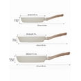 thumbnail image 5 of Juego De 3 Sartenes  Xtellar Con Revestimiento Antiadherente Color Blanco, 5 of 5