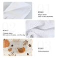 thumbnail image 2 of Yayeee Kitchen Hanging Hand Towels Set of 2 with Loop Bathroom Absorbent Tie Towel, Orange Fall Pumpkin, 2 of 7