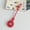 Red Wine, variant on AirTag Silicone Loop Case Anti-scratch Shockproof Protective Cover Holder - Red