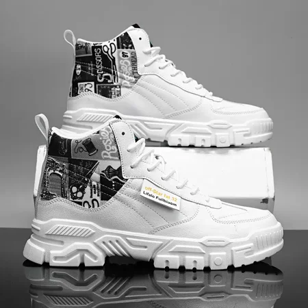 

Men‘s Lace-up High Top Sneakers