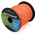 thumbnail image 2 of West Coast Paracord Reflective 550lb Paracord – 7 Strand Type III Tactical Parachute Cord for Hiking, Camping, and Fishing – Reflective Orange (50 ft), 2 of 5
