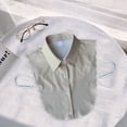 thumbnail image 3 of Sangle Ajustable Faux Col Chemise Faux Col Sangle Ajustable Antidérapant Rayé Imprimé Col Rabattu Bouton Unisexe Déplacement Style Formel Affaires, 3 of 8