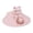 A002- Pink, variant on Cartoon Wearable Fan Hat Blue 2 Speed Adjustable Rechargeable Portable Fan For Student Outdoor Travel 1 Pack