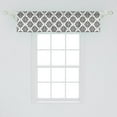 thumbnail image 2 of Ambesonne Tribal Window Valance, Grunge, 54" X 12", Black White, 2 of 3