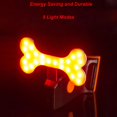 thumbnail image 2 of Bike Tail Light, Rechargeable LED Bone Shaped Bicycle Light for Night Riding, 5 Mode Cycling Safety Light for Women, Girls & Kids, 2 of 7