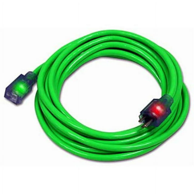 Century Wire & Cable 250550 Rallonge Verte Pro Glo de 15 Pi, 14 par 3