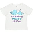 thumbnail image 3 of Inktastic My Auntie Whale-y Loves Me Boys or Girls Toddler T-Shirt, 3 of 5