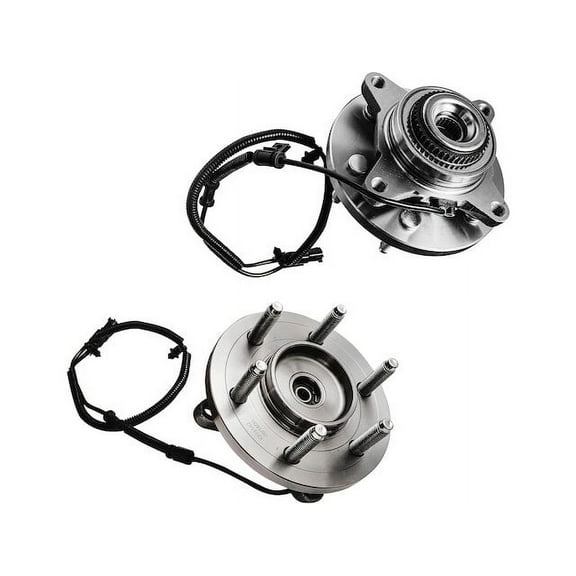 Front Wheel Bearing Hub Assembly Set of 2 - 6 Lug - Compatible with 2011 - 2014 Ford F-150 4WD (Excludes Heavy Duty) 2012 2013