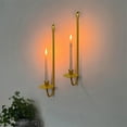 Advent Wreath 5 Candle Holder Christmas Candle Lights for Windows